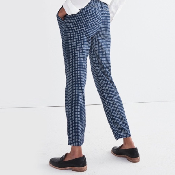 Madewell track trouser in ascot tile blue - Picture 1 of 6